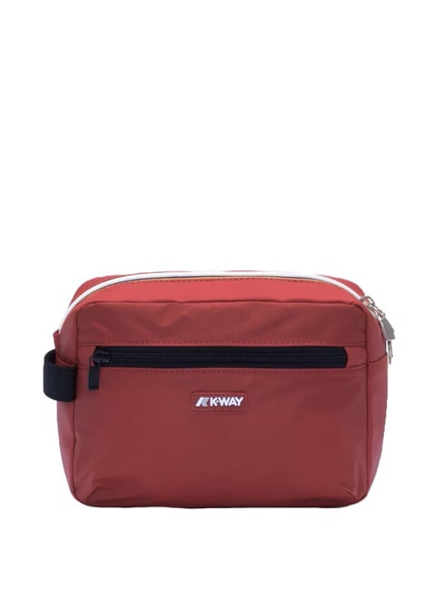 KWAY DEMU Nylon beauty case red brownish - Beauty Case
