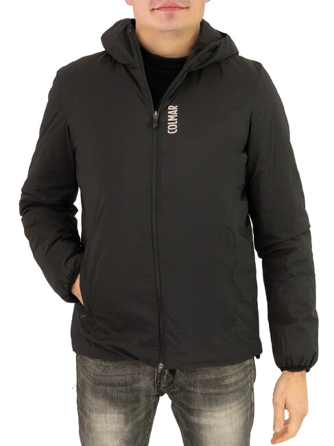 COLMAR TEC Full zip jacket with hood black - Men's Jackets