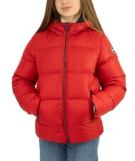 COLMAR E CONCRETE Reversible down jacket with hood hero navy blue - Baby Jackets - 1