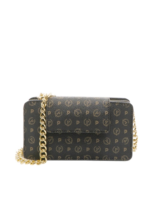 POLLINI HERITAGE CLASSIC Clutch with shoulder strap black bronze - Women’s Bags