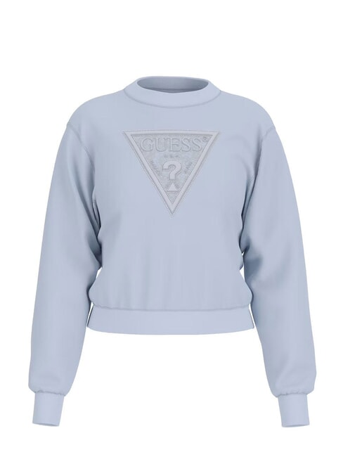 GUESS TRIANGLE FLECEE  Sweatshirt sky high - Women's Sweatshirts