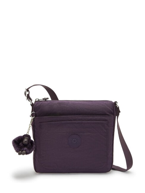 KIPLING SEBASTIAN Shoulder bag with pocket ultimate plum - Women’s Bags
