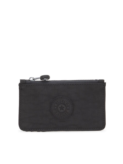 KIPLING CAMILO Flat card holder with zip black noir - Women’s Wallets