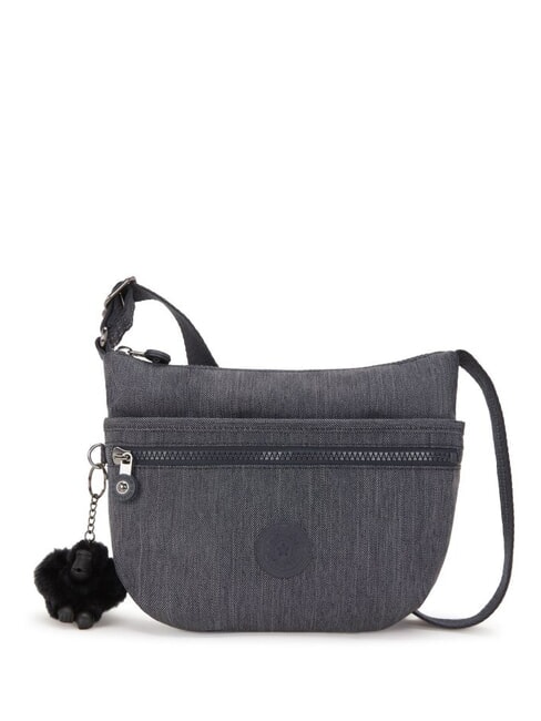 KIPLING ART S Denim shoulder bag with pocket Active Denim - Women’s Bags