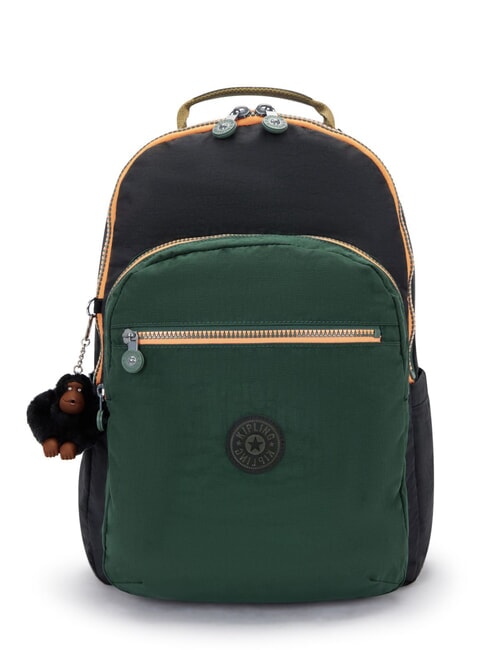 KIPLING SEOUL LAP Laptop backpack up to 17" treehouseblock - Backpacks & School and Leisure