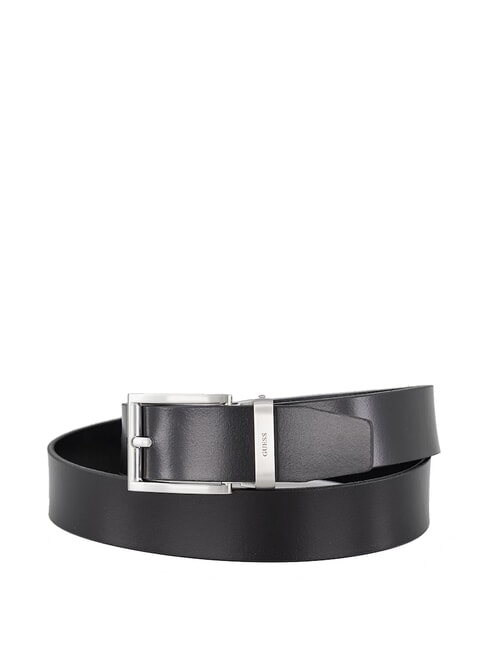 GUESS BUCAREST  Reversible leather belt black/black - Belts