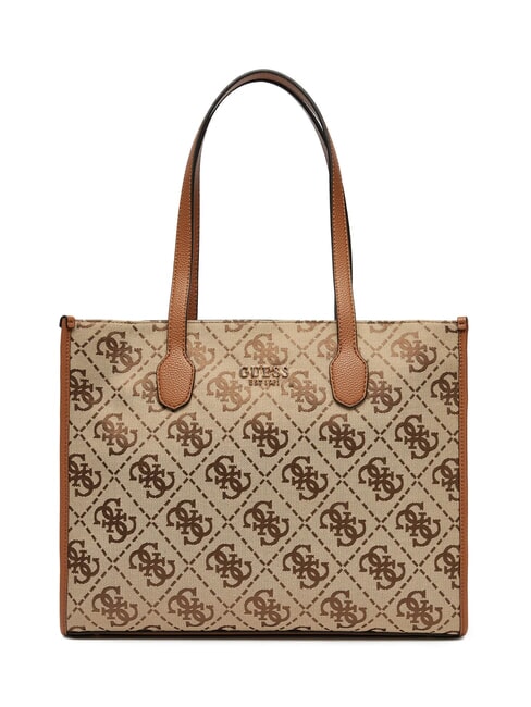 GUESS SILVANA  Shoulder bag MILK LOGO - Women’s Bags