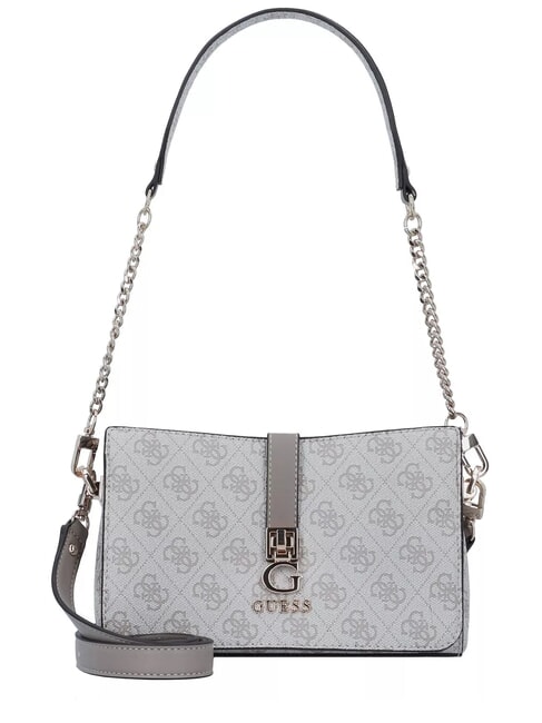 GUESS ZAMIRA  Shoulder bag, with shoulder strap dark taupe logo - Women’s Bags