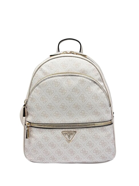 GUESS MANHATTAN L Women's Backpack bone logo - Women’s Bags