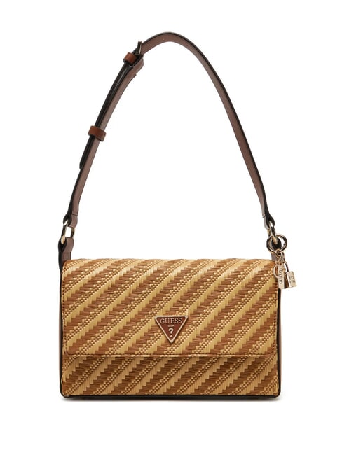 GUESS SIMONA  Shoulder bag natural / cognac - Women’s Bags