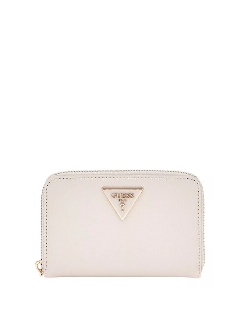 GUESS LAUREL  Medium zip around wallet bone - Women’s Wallets