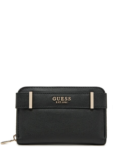GUESS ANADELA Medium Zip Around Wallet BLACK - Women’s Wallets