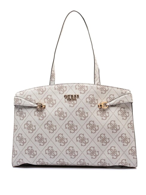 GUESS LORELEI Shoulder bag dark taupe logo - Women’s Bags