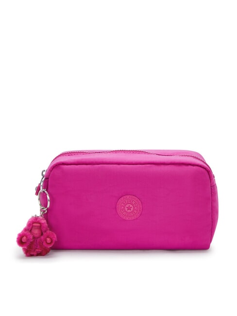 KIPLING GLEAM BLACK Medium beauty case glowing fuchsia - Beauty Case