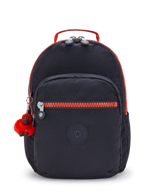KIPLING BOLD SEOUL LAP Backpack with 15" laptop pocket iron bold zip - Backpacks & School and Leisure
