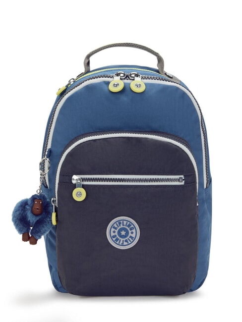 KIPLING SEOUL SMALL Small backpack fantasy blue block - Backpacks & School and Leisure