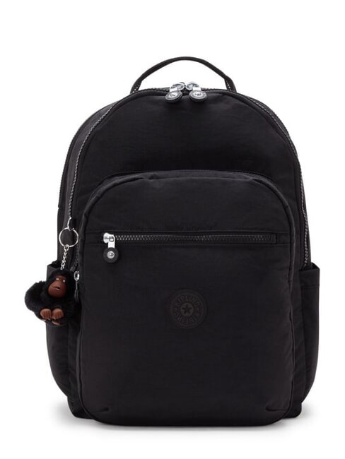 KIPLING SEOUL Backpack with 15" laptop pocket true black - Backpacks & School and Leisure