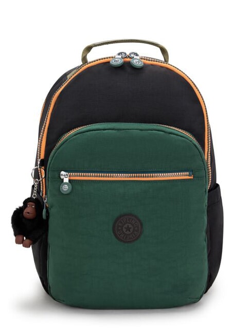 KIPLING SEOUL Backpack with 15" laptop pocket treehouseblock - Backpacks & School and Leisure