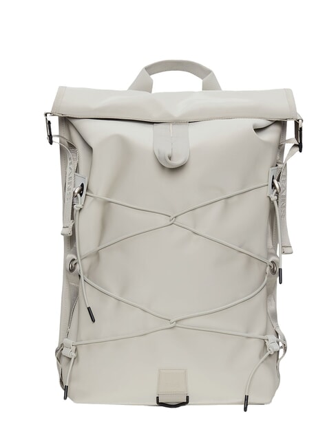 RAINS TRAIL CORD Roll top backpack, 15" laptop holder matrix - Backpacks