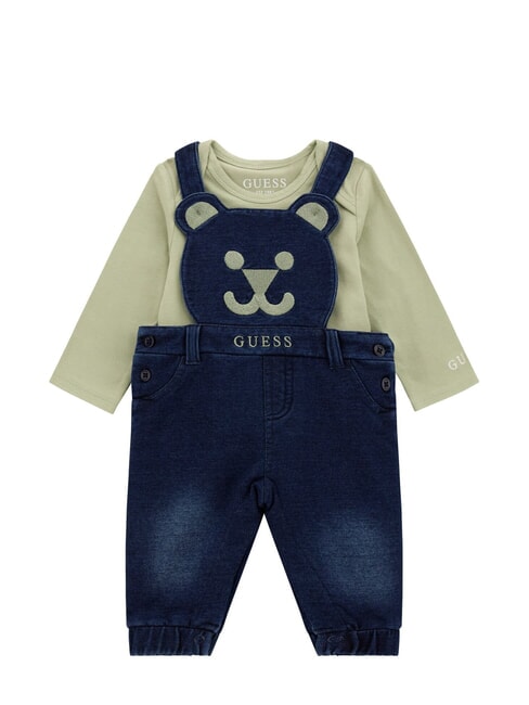 GUESS KIDS Body and overalls set light matcha - Rompers and baby outfits