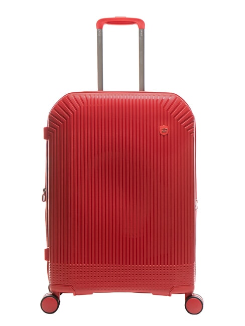 LESAC LIGHT POP 2 Medium Expandable Trolley red jujube - Rigid Trolley Cases