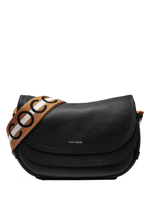 COCCINELLE RAQUEL M Shoulder bag, leather noir/cuir - Women’s Bags