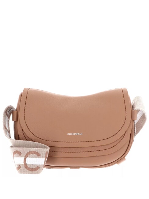 COCCINELLE RAQUEL S Mini shoulder bag, in leather skin/gazpacho - Women’s Bags
