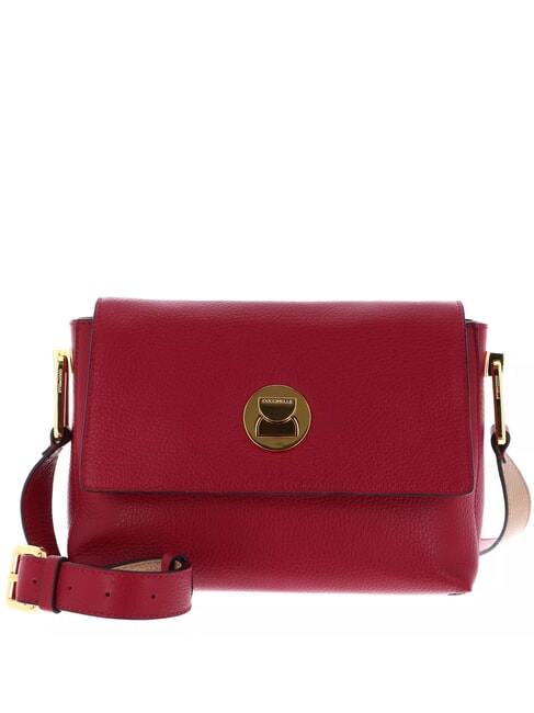 COCCINELLE LIYA Turnlock Shoulder bag sangria/skin - Women’s Bags