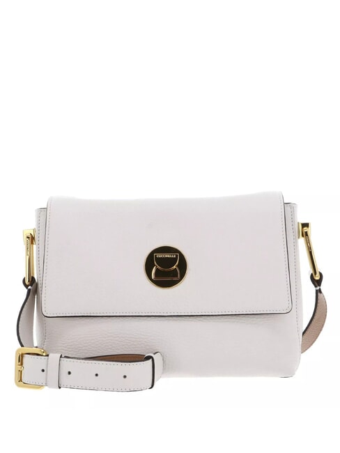 COCCINELLE LIYA Turnlock Shoulder bag white/skin - Women’s Bags