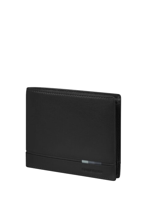 SAMSONITE FLAGGED 2.0 SLG  Leather wallet BLACK - Men’s Wallets