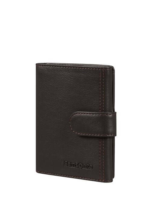 SAMSONITE ATTACK 2 SLG Leather wallet ebo / brown - Men’s Wallets