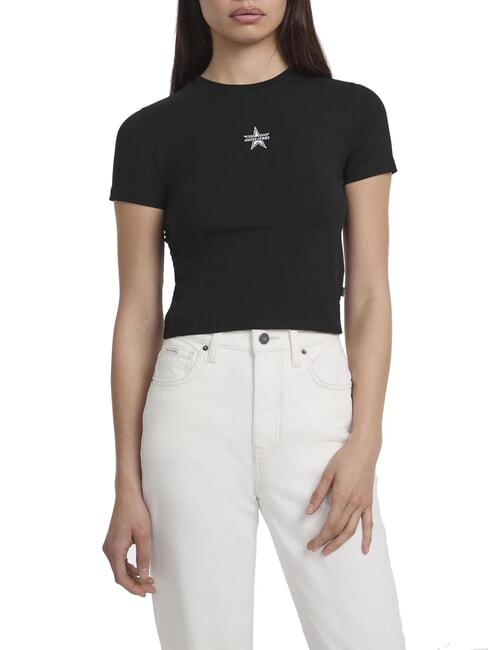 GUESS JEANS SS CN EMB STAR  T-shirt jetbla - T-shirt