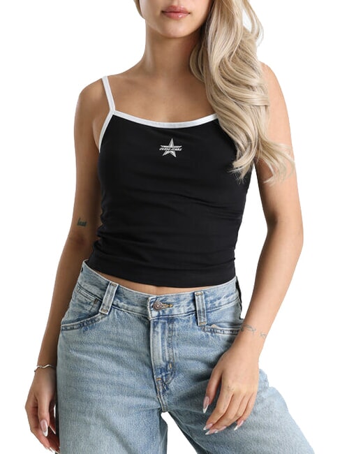GUESS JEANS EMB STAR  Tank Top jetbla - T-shirt