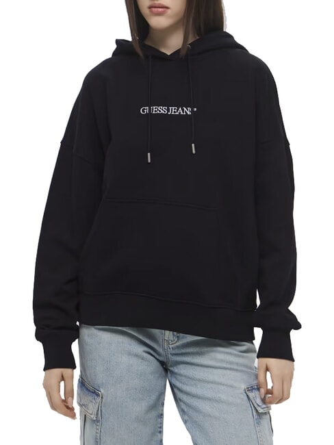 GUESS JEANS EMBRO Hoodie jetbla - Women's Sweatshirts