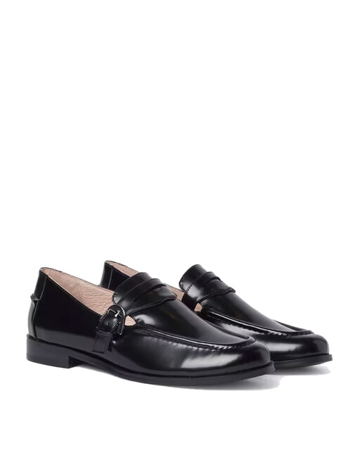 COCCINELLE LORD SHINY  Leather moccasins Black - Women’s shoes