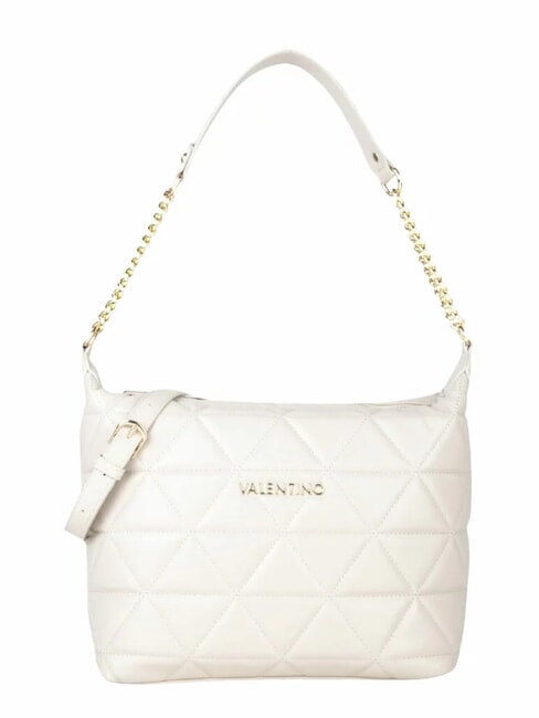 MARIO VALENTINO CARNABY Quilted bag with shoulder strap ecru - Women’s Bags