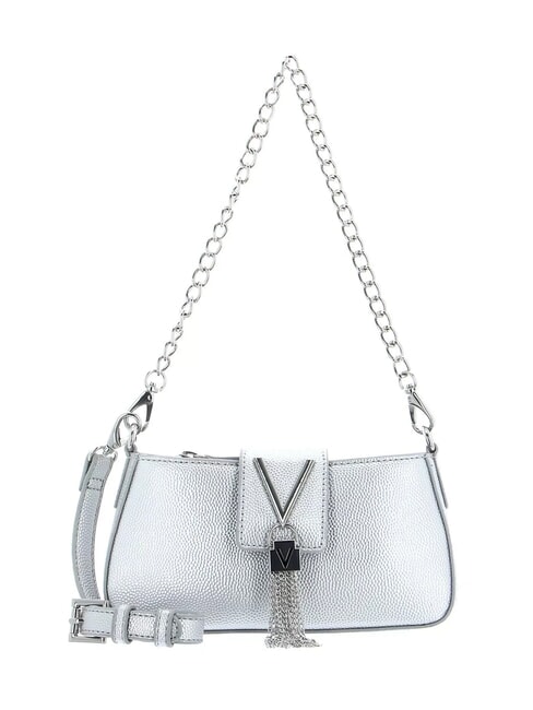 MARIO VALENTINO DIVINA Shoulder bag with metal strap silver - Women’s Bags