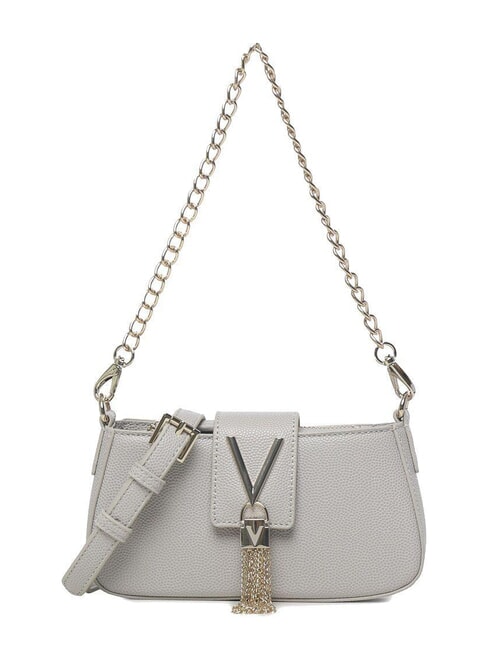 MARIO VALENTINO DIVINA Shoulder bag with metal strap ice - Women’s Bags
