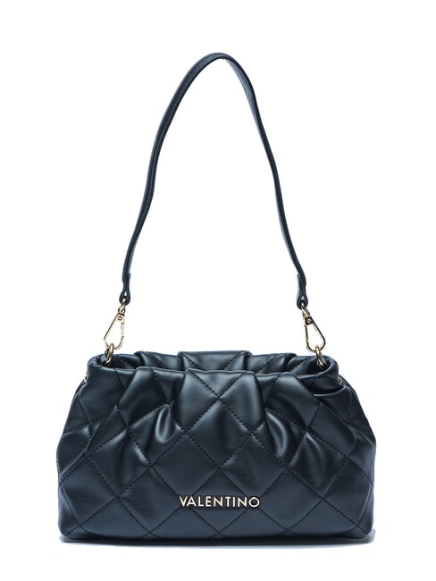 MARIO VALENTINO OCARINA Quilted clutch bag with shoulder strap blue - Women’s Bags