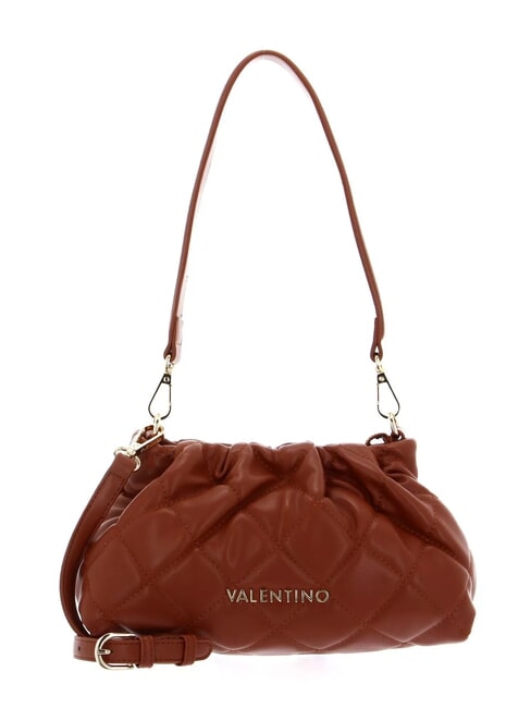 MARIO VALENTINO OCARINA Quilted clutch bag with shoulder strap leather - Women’s Bags
