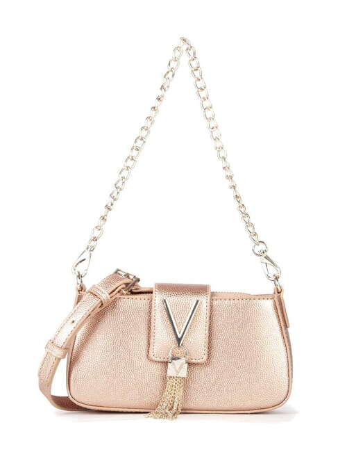 MARIO VALENTINO DIVINA Shoulder bag with metal strap rose gold - Women’s Bags