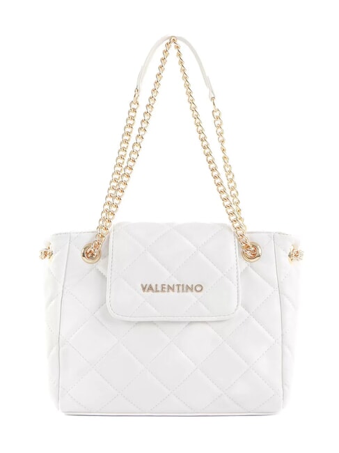 MARIO VALENTINO OCARINA Quilted bag with chain handles white - Women’s Bags