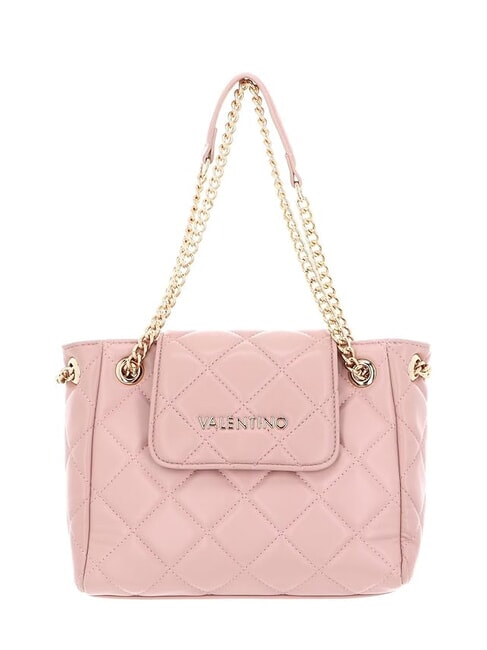 MARIO VALENTINO OCARINA Quilted bag with chain handles powder - Women’s Bags