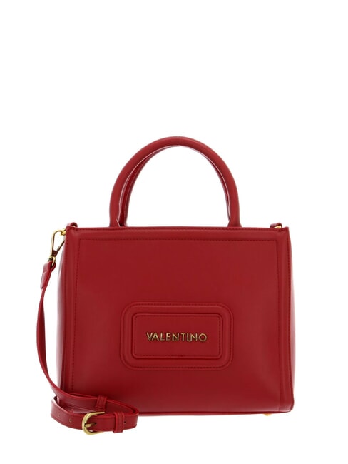 MARIO VALENTINO SNOWY RE Handbag with double shoulder strap dark red - Women’s Bags