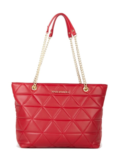 MARIO VALENTINO CARNABY Quilted shopping bag red - Women’s Bags