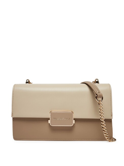 MARIO VALENTINO ALPHEUS Shoulder bag with flap beige/ecru - Women’s Bags