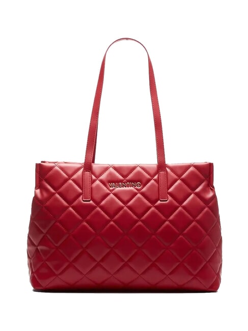 MARIO VALENTINO OCARINA Quilted shopping bag red - Women’s Bags