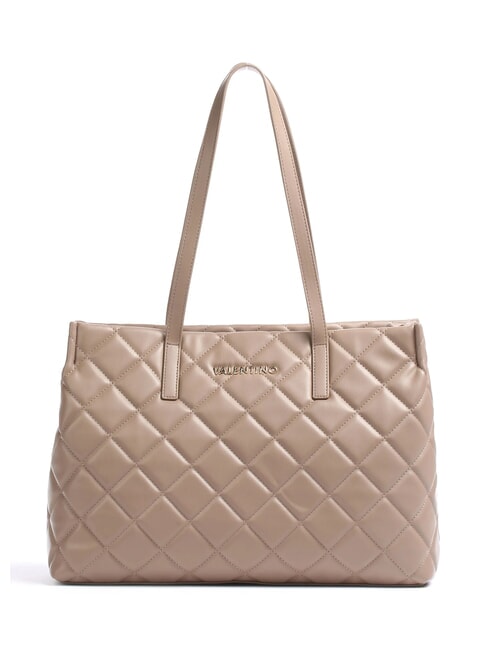 MARIO VALENTINO OCARINA Quilted shopping bag taupe - Women’s Bags