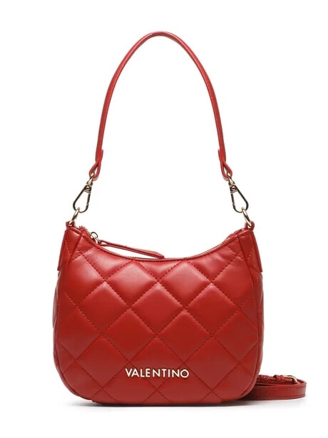 MARIO VALENTINO OCARINA Small quilted shoulder bag red - Women’s Bags