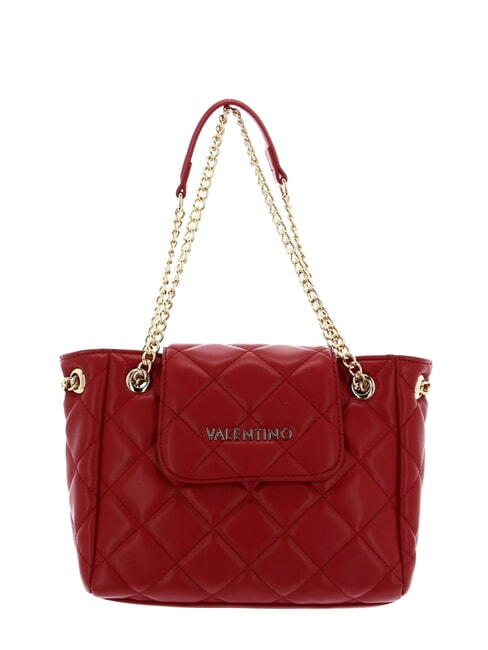 MARIO VALENTINO OCARINA Quilted bag with chain handles red - Women’s Bags